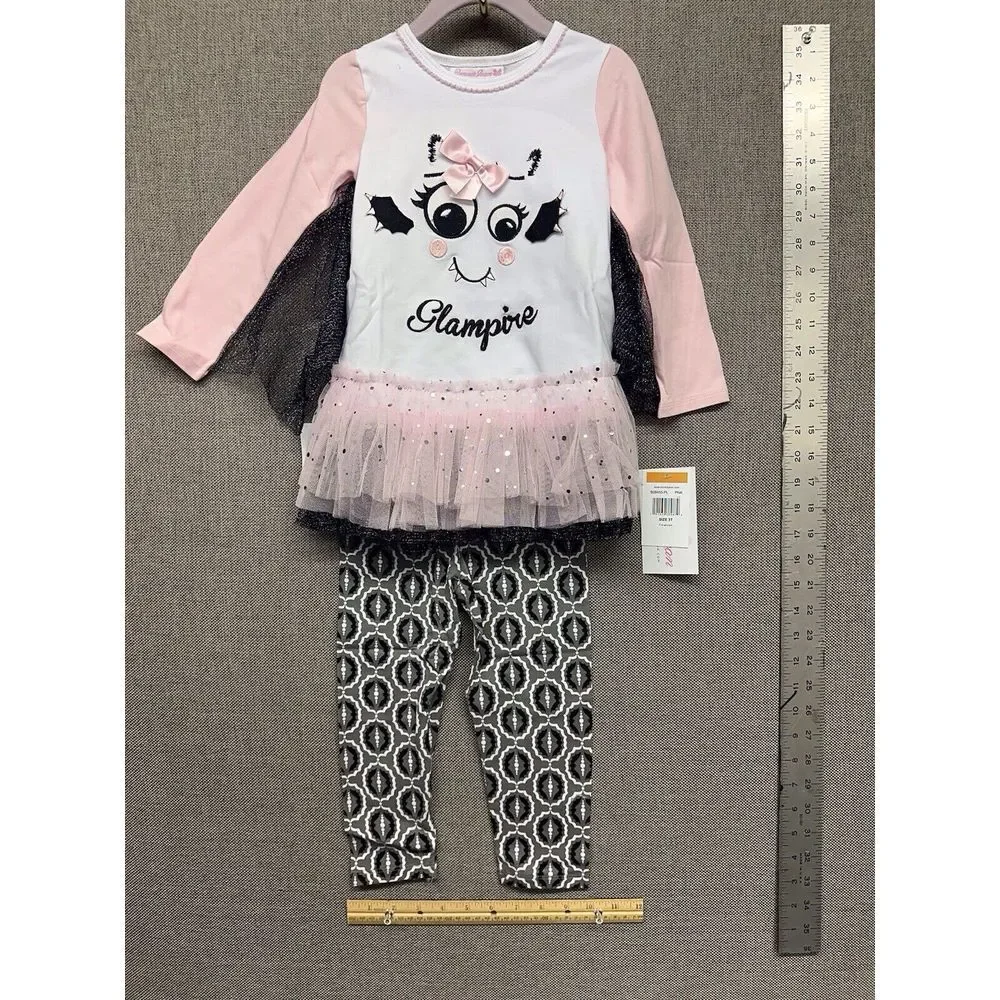 NEW‎ BNWT Bonnie Jean Baby Halloween Outfit Clothes Vampire Size 3T